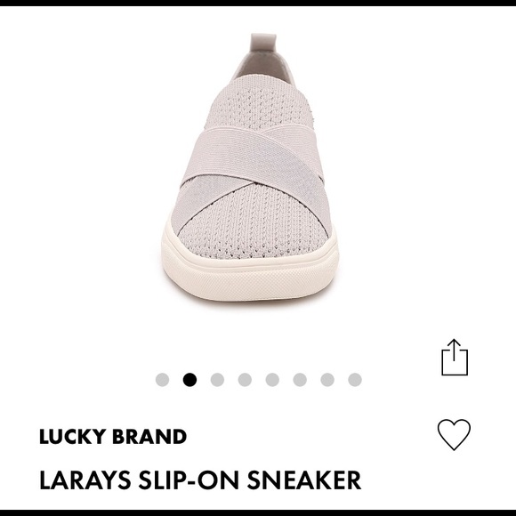 Lucky Brand size 6.5 - Larays slip-on sneaker - color: stone - Picture 2 of 7